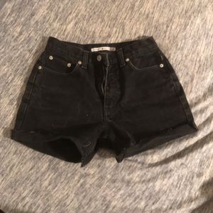 High Waisted Denim Shorts